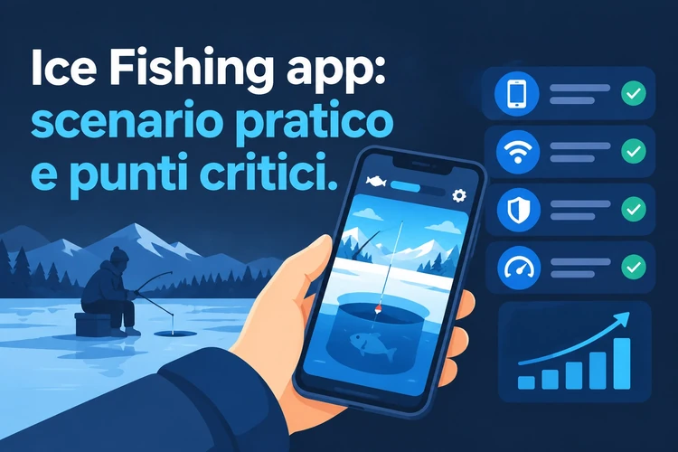Ice Fishing app: scenario pratico e punti critici