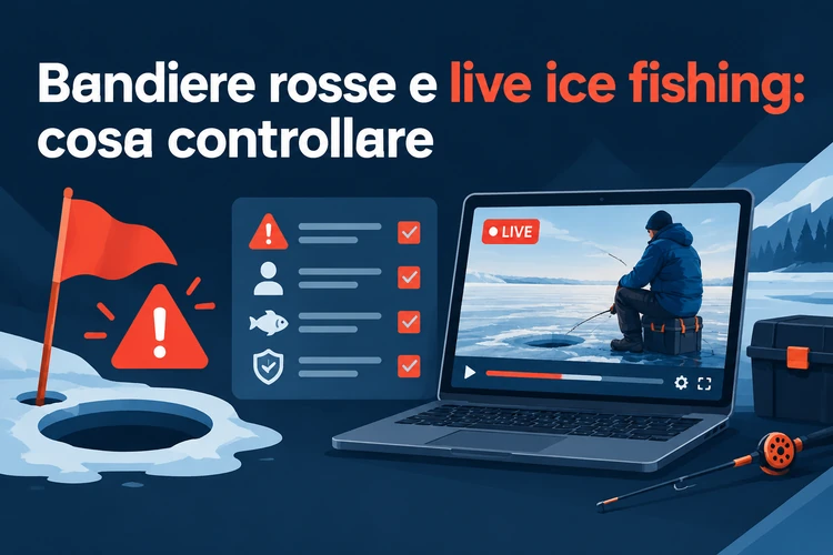 Bandiere rosse e live ice fishing: cosa controllare